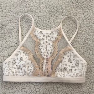 High neck bralette